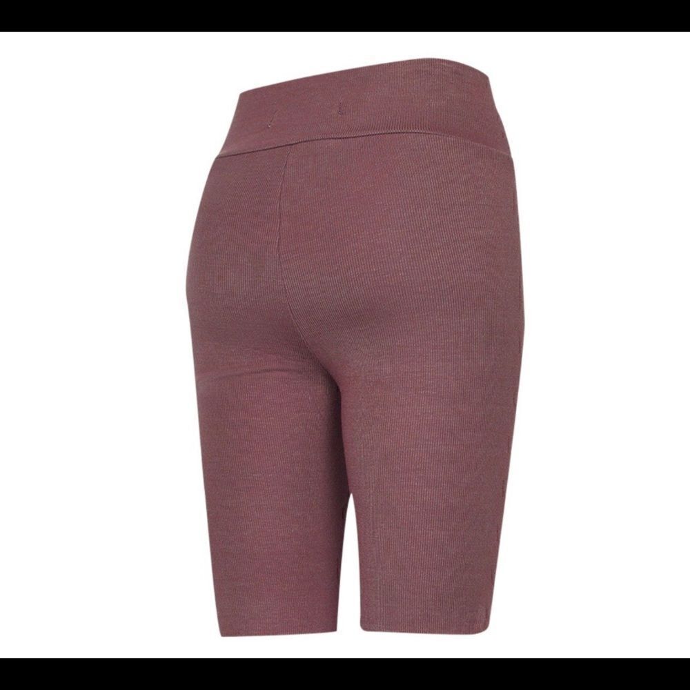CALVIN KLEIN Women's Micro Rib Bike Shorts - Picture 6 of 8